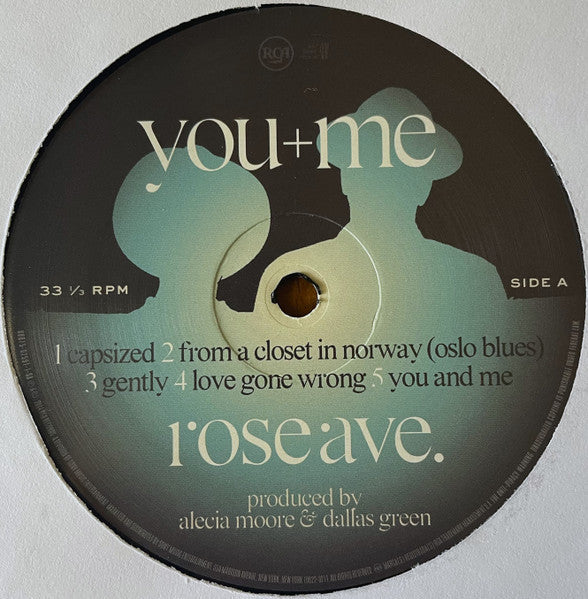 You+Me - Rose Ave. - Mint- LP Record 2014 RCA Dine Alone USA Vinyl & Insert - Rock / Folk Rock / Neofolk