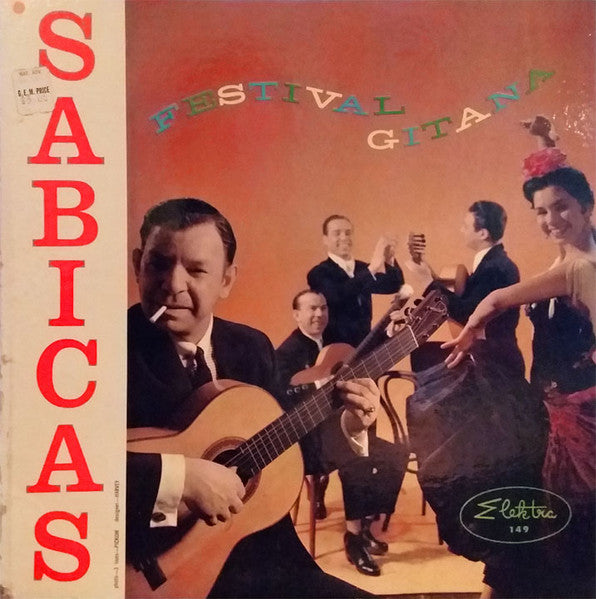 Sabicas - Festival Gitana - VG+ LP Record 1958 Elektra USA Original Vinyl - Latin / Flamenco