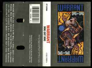 Warrant – Dog Eat Dog - Used Cassette 1992 Columbia Tape - Rock