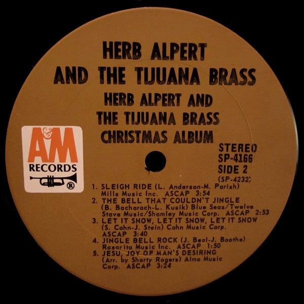 Herb Alpert & The Tijuana Brass - Christmas Album (1968) - Mint- LP Record 1968 A&M USA Original Press Vinyl - Jazz / Jazz Latin / Holiday - Shuga Records