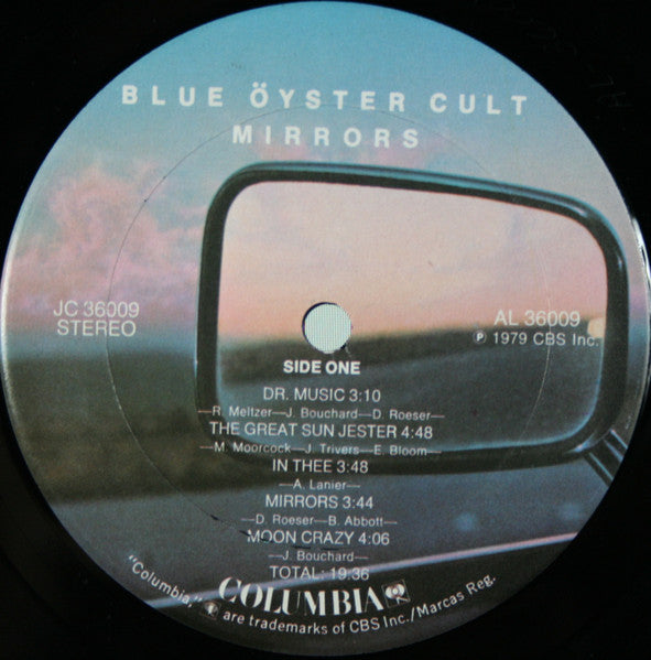 Blue Öyster Cult - Mirrors - VG+ LP Record 1979 Columbia USA Vinyl - Hard Rock / Arena Rock - Shuga Records