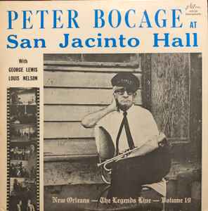 Peter Bocage At San Jacinto Hall - New Orleans Legends Live Volume 19 - VG+ LP Record USA 1964 Mono Jazzology USA Vinyl - New Orleans Jazz - Shuga Records