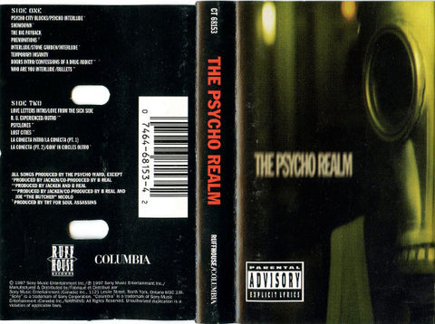 Psycho Realm - The Psycho Realm - Used Cassette 1997 Ruffhouse Tape - Hip Hop - Shuga Records