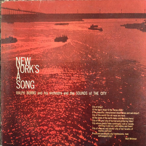 Ralph Burns - New York's A Song - VG+ LP Record 1960 Decca Stereo (Original Press With Book) USA Vinyl - Cool Jazz / Space-Age - Shuga Records