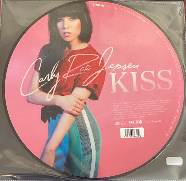 Carly Rae Jepsen - Kiss (2012) - Mint- LP Record 2016 Urban Outfitters 604 Records Picture Disc Vinyl - Pop