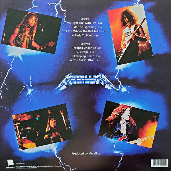 Metallica - Ride the Lightning (1984) - New LP Record 2016 Blackened Recordings USA Vinyl & Download - Speed Metal / Thrash - Shuga Records