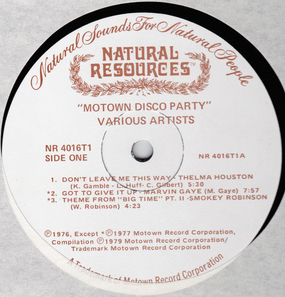 Various - Motown Disco Party - VG+ LP Record 1976 Motown USA Vinyl - Funk / Disco