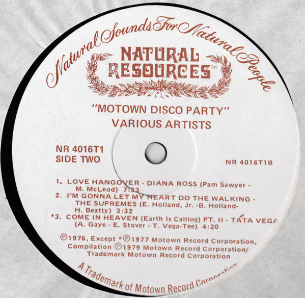 Various - Motown Disco Party - VG+ LP Record 1976 Motown USA Vinyl - Funk / Disco