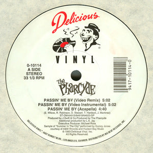 The Pharcyde - Passin' Me By / Pork' - VG+ (vg- cover) 12" Single Record 1993 Delicious Vinyl USA Original & Hype Sticker - Hip Hop - Shuga Records