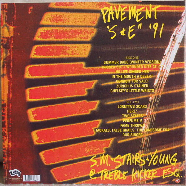 Pavement - Slanted & Enchanted (1992) - New LP Record 2022 Matador 30th Anniversary Red w/ White & Black Splatter Vinyl - Indie Rock / Alternative Rock - Shuga Records