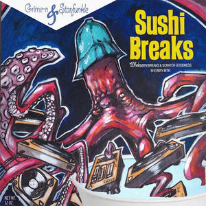 Grime-n & Starfunkle - Sushi Breaks - Mint- LP Record 2016 Illect Recordings USA Vinyl - Hip Hop / DJ Battle Tool / Instrumental - Shuga Records