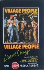 Village People - Live And Sleazy - Used Cassette 1979 Ariola Tape - Disco