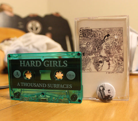 Hard Girls - A Thousand Surfaces - Mint- Cassette 2015 Lauren USA Green Tape - Punk / Alternative Rock