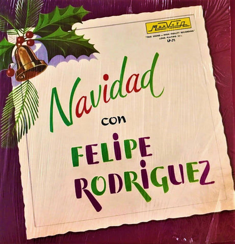 Felipe Rodriguez - Navidad Con Felipe Rodriguez - VG+ LP Record Marvela 1960 Puerto Rico Vinyl - Latin / Jibaro / Holiday / Aguinaldo