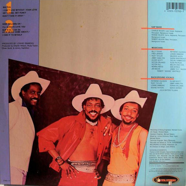 The Gap Band - Gap Band 8 - New LP Record 1986 Total Experience USA Original Vinyl - Funk / Soul - Shuga Records