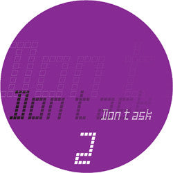 Unknown Artist - Don t Ask 2 - New 12" Single Record 2007 Don t Ask Germany Vinyl - Techno / Tribal - Shuga Records