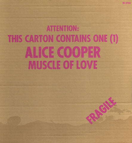 Alice Cooper - Muscle Of Love - VG LP Record Box 1973 Warner USA Vinyl & Insert - Psychedelic Rock / Glam