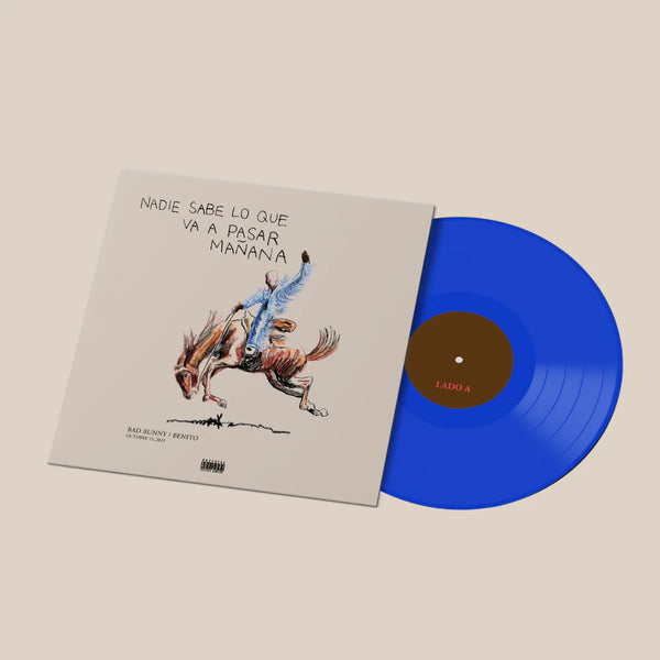 Bad Bunny / Benito – Nadie Sabe Lo Que Va A Pasar Mañana - New 2 LP Record 2024 Rimas Metallic Blue Vinyl - Reggaeton