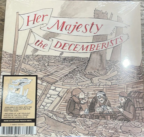 The Decemberists - Her Majesty The Decemberists (2003) - New LP Record 2024 Kill Rock Stars Indie Exclusive Peach Vinyl - Indie Rock / Folk Rock