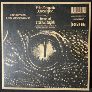 King Gizzard And The Lizard Wizard –  Petrodragonic Apocalypse; Or, Dawn Of Eternal Night: An Annihilation Of Planet Earth And The Beginning Of Merciless Damnation - New 2 LP Record 2023 KGLW Lucky Rainbow Wax Vinyl - Psychedelic Rock / Progressive Metal - Shuga Records