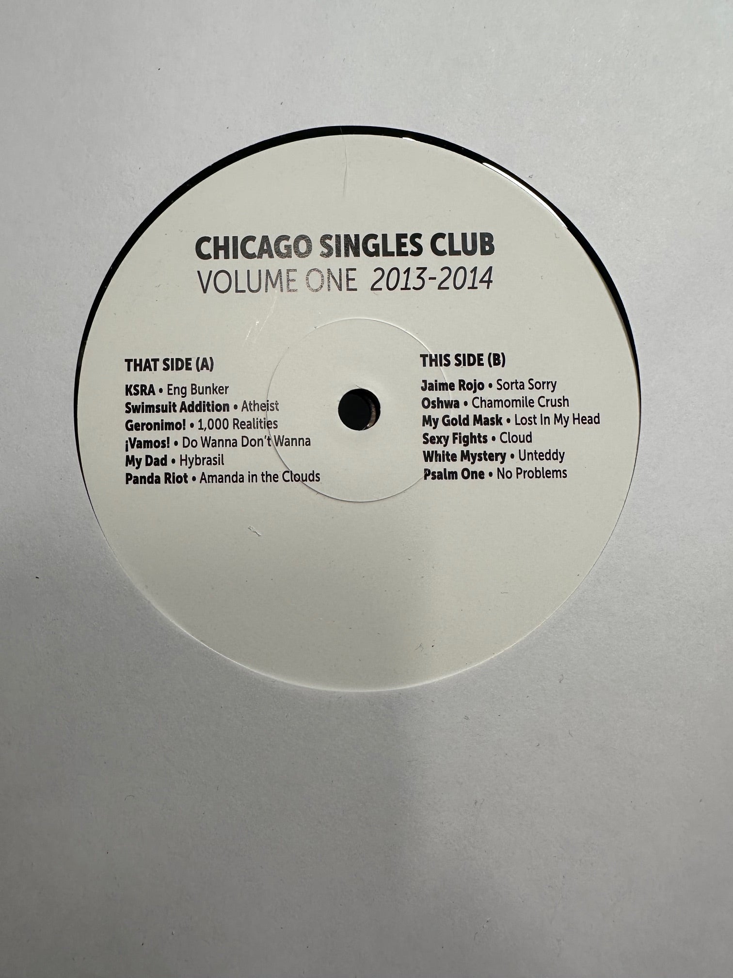 Various – Chicago Singles Club Volume 1: 2013-2014 - New (Generic Cover) LP Record 2014 USA Vinyl - Chicago Rock / Pop / Hip Hop