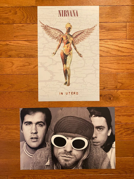 Nirvana - In Utero 30th Anniversary - Double Sided Promo Poster 2023 - 11" x 17"