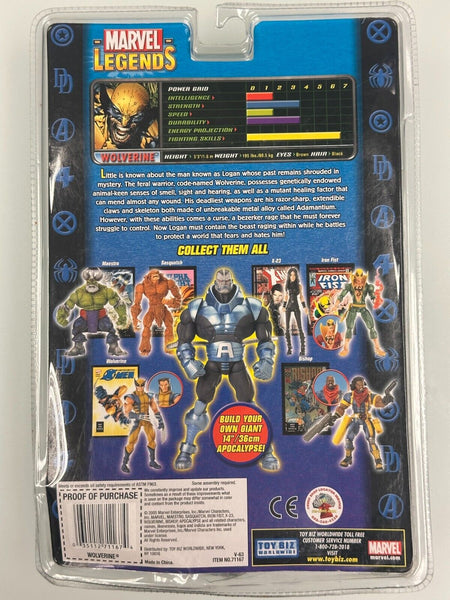 New 2005 ToyBiz Marvel Legends Apocalypse Series Action Figure Wolverine & X-Men 32 Page Comic Book - Shuga Records