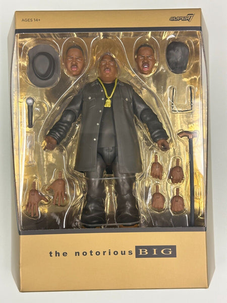 New Super7 Action Figure 2023 - Notorious B.I.G. ULTIMATES! Wave 1 - Biggie BIG - Shuga Records