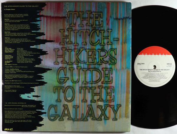 Douglas Adams - The Hitch-Hiker's Guide To The Galaxy - Mint- 2 LP Record 1979 Original UK Vinyl - Soundtrack / Radioplay