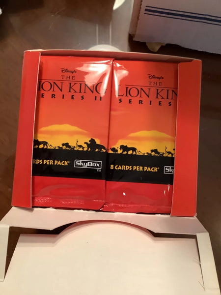 (1) One Pack - 1995 SKYBOX Walt Disney Disney's The Lion King Series 2 - 8 Cards - Shuga Records