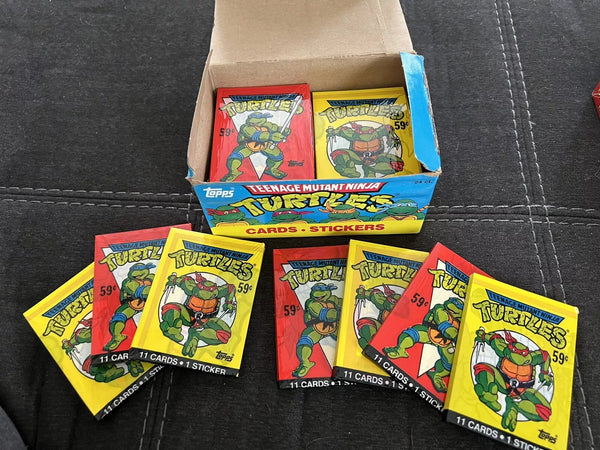 (1) One Pack - New 1989 Topps TMNT Teenage Mutant Ninja Turtles - 11 Cards & 1 Sticker - Shuga Records