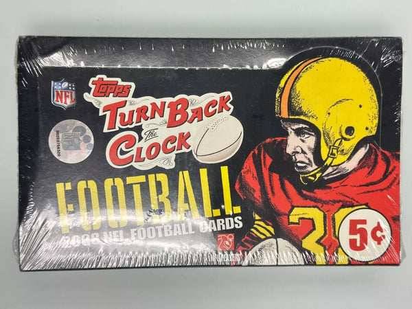 (1) One Pack - 2008 TOPPS Turn Back The Clock NFL Football Hobby Trading Card - 5 Cards