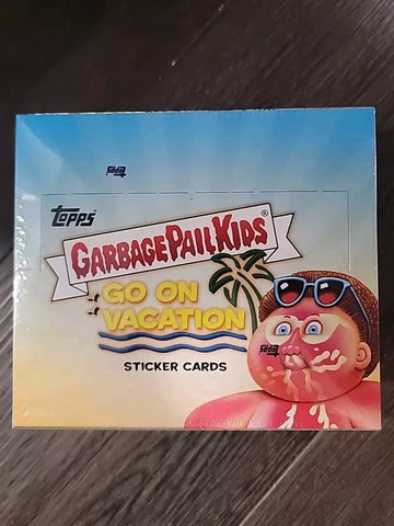 (1) One Pack - New Sealed 2021 TOPPS Garbage Pail Kids GPK Go On Vacation Trading Sticker Cards - 8 Cards