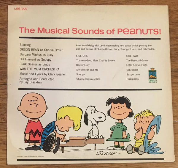 Peanuts / Charles Schulz - You're A Good Man, Charlie Brown - VG+ LP Record 1967 Leo The Lion USA Original Press Vinyl - Children's / Musical / Soundtrack