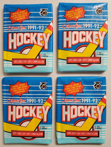 (1) One Pack - 1991-1992 O Pee-Chee Topps Hockey NHL Trading Card - 10 Cards - Shuga Records