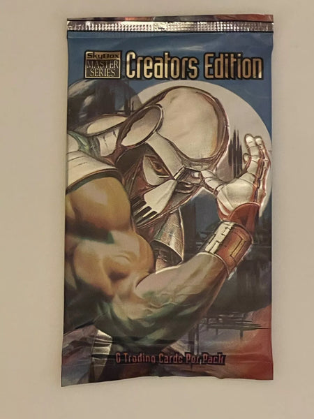 (1) One Pack - New Sealed 1995 SKYBOX Master Series Creators Edition Trading Card - 6 Cards