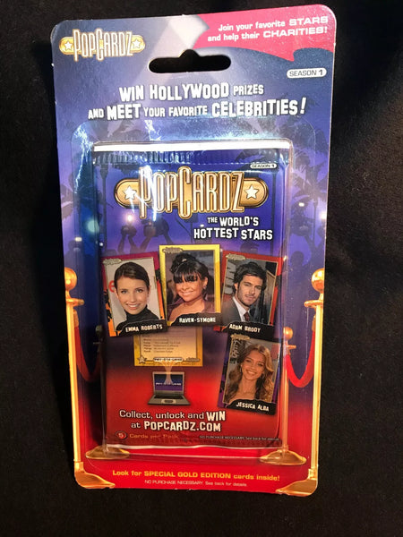 (1) One Pack - 2008 PopCardz The World's Hottest Stars Season 1 / One Trading Card Pop Cardz- 5 Cards - Shuga Records