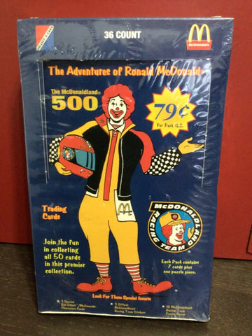 (1) One Pack - 1996 The Adventures of RONALD McDONALD McDonald's Land 500 Trading Card - 7 Cards & Puzzle Piece - Shuga Records