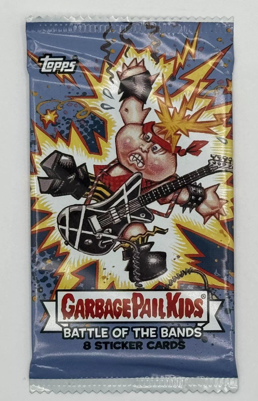 (1) One Pack - New Sealed 2017 TOPPS Garbage Pail Kids Battle Of The Bands GPK Trading Sticker Cards - 8 Sticker Cards