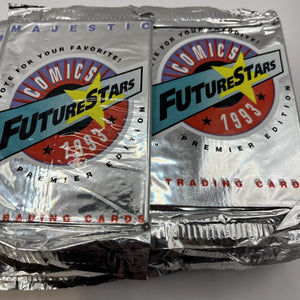 (1) One Pack - 1993 Comics FutureStars Majestic Comics Trading Cards - 9 Card