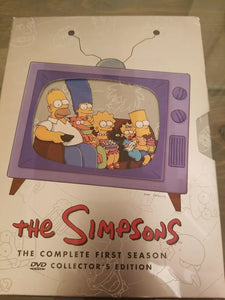 The Simpsons - The Complete First Season DVD 2001 Collectors Edition - Mint-