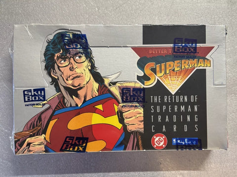 (1) One Pack - 1993 Marvel SKYBOX SUPERMAN THE RETURN OF SUPERMAN Trading Card - 8 Cards - Shuga Records