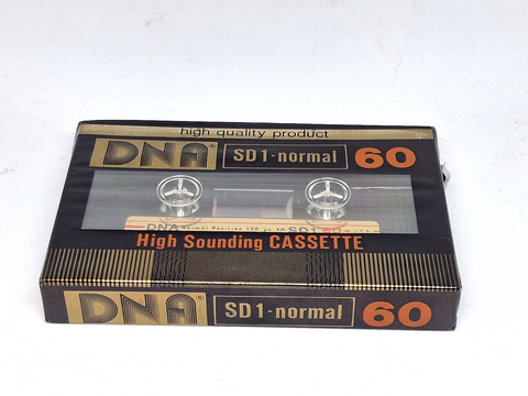 New Sealed NOS - DNA SD1 60 C-60 Blank Audio Cassette Tape - Audiophile