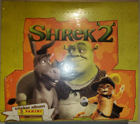 (1) One Pack - 2004 PANINI DreamWorks SHREK 2 Movie Trading Card Album Stickers - 10 Cards - Shuga Records