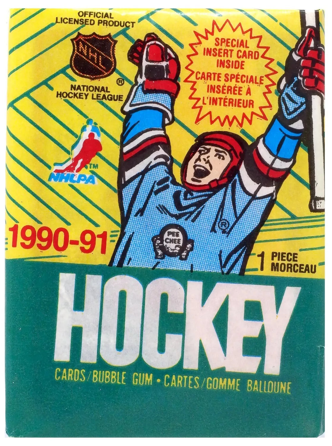 (1) One Pack - 1990-1991 O Pee-Chee Topps Hockey NHL Trading Card - 9 Cards - Shuga Records