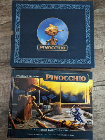 Guillermo del Toro's Pinocchio: A Timeless Tale Told Anew - Mint- Book With Exclusive Case Literature Film