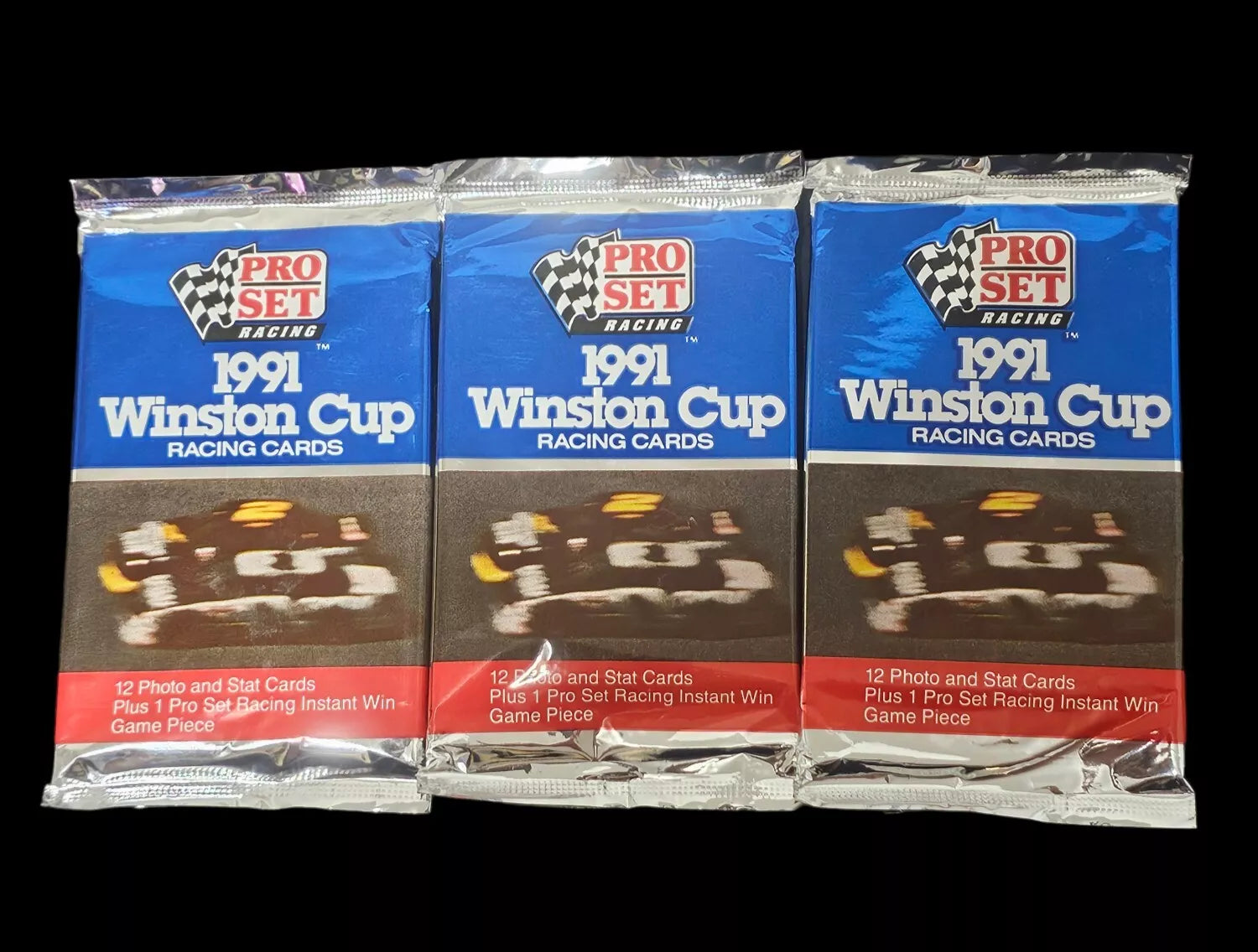 (1) One Pack - New Sealed 1991 PRO SET Winston Cup Racing Cards - 12 Cards