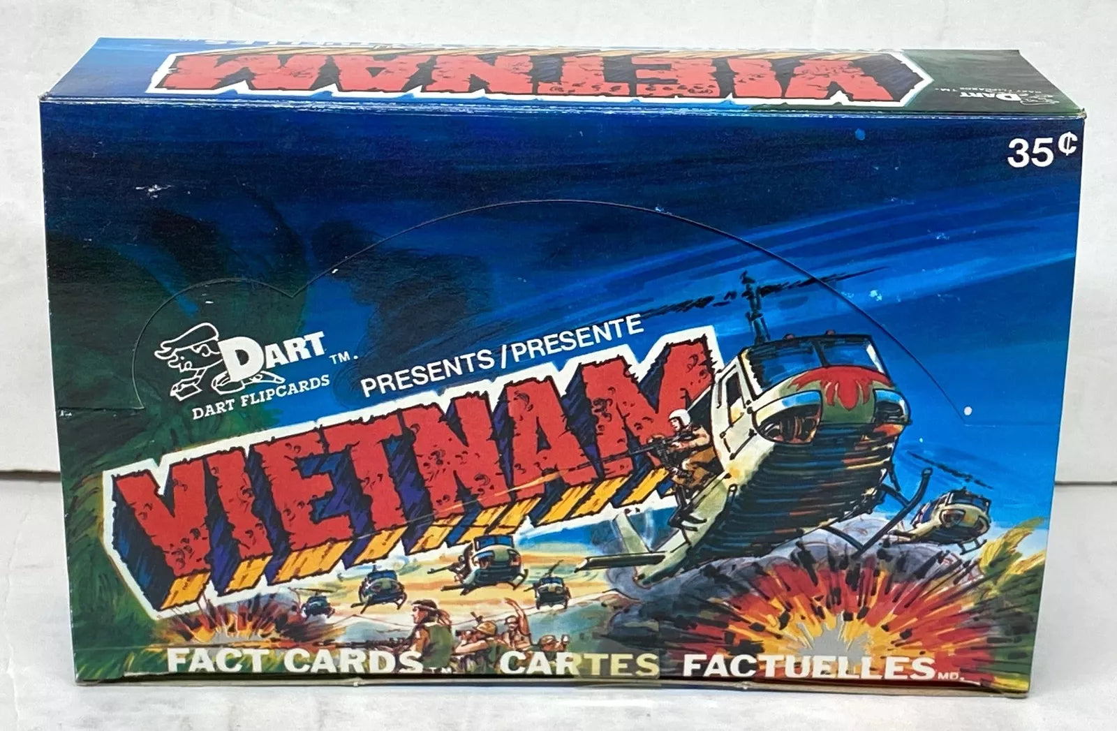 (1) One Pack - 1988 DART FLIPCARDS Vietnam Fact Cards Series 1 Trading Card - 6 Cards