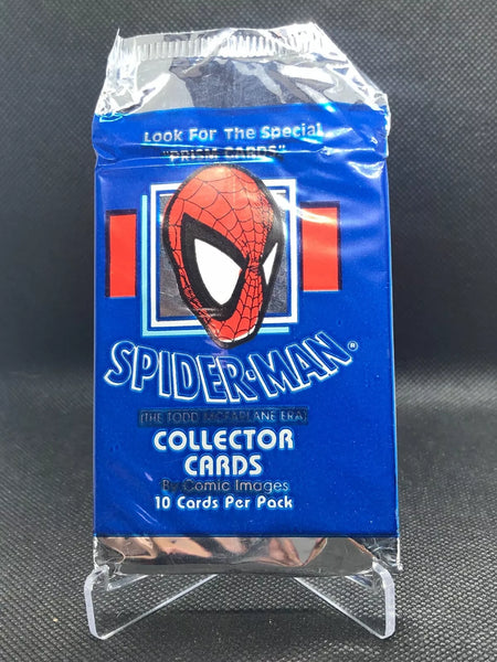 (1) One Pack - 1992 Marvel Comic Images Spider-Man THE MCFARLANE ERA Collector Trading Card - 10 Cards