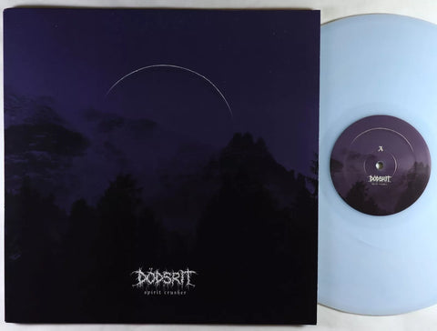 Dodsrit - Spirit Crusher (2018) - Mint- LP Record 2020 Prosthetic USA Clear With Baby Blue Haze Vinyl & Insert - Atmospheric Black Metal / Crust